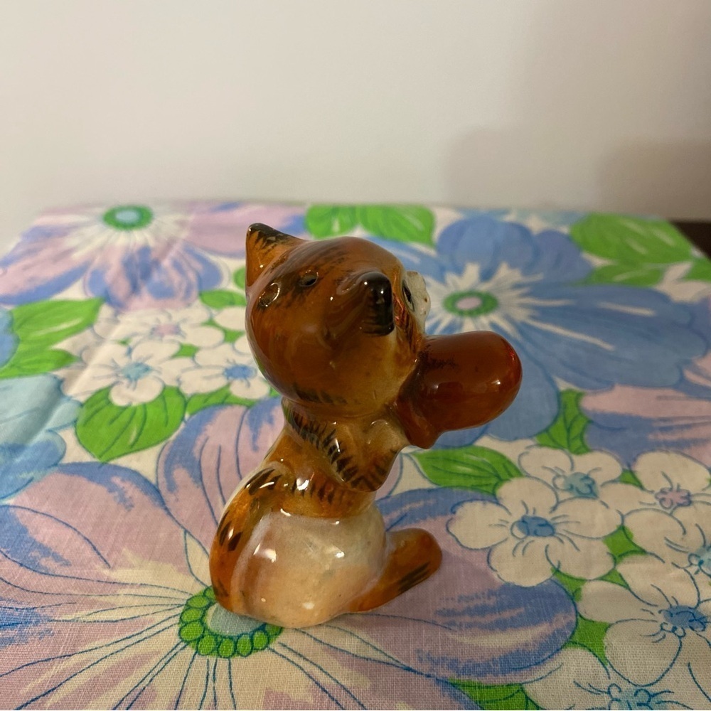 Vintage Boxing kitty cat Salt & Pepper shaker singleton rare hard to find - Picture 5 of 9